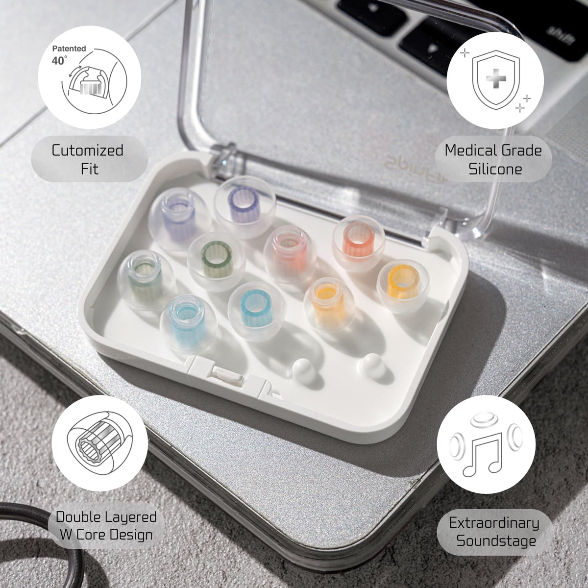SpinFit W1 IEM hot seller among audiophiles improving wear and sound.