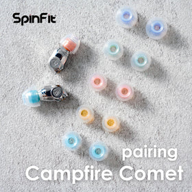 SpinFit W1 nozzle-5-6mm compatibility for wide IEM range.