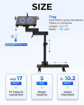 Heavy-duty base and aluminum tray support devices on rugged roads