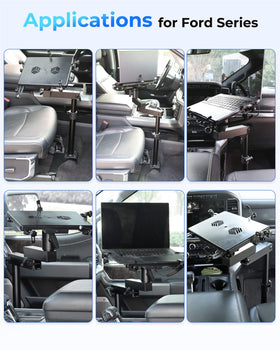 SPIRRELAB no-drill installation with quick release maximizes cabin space.