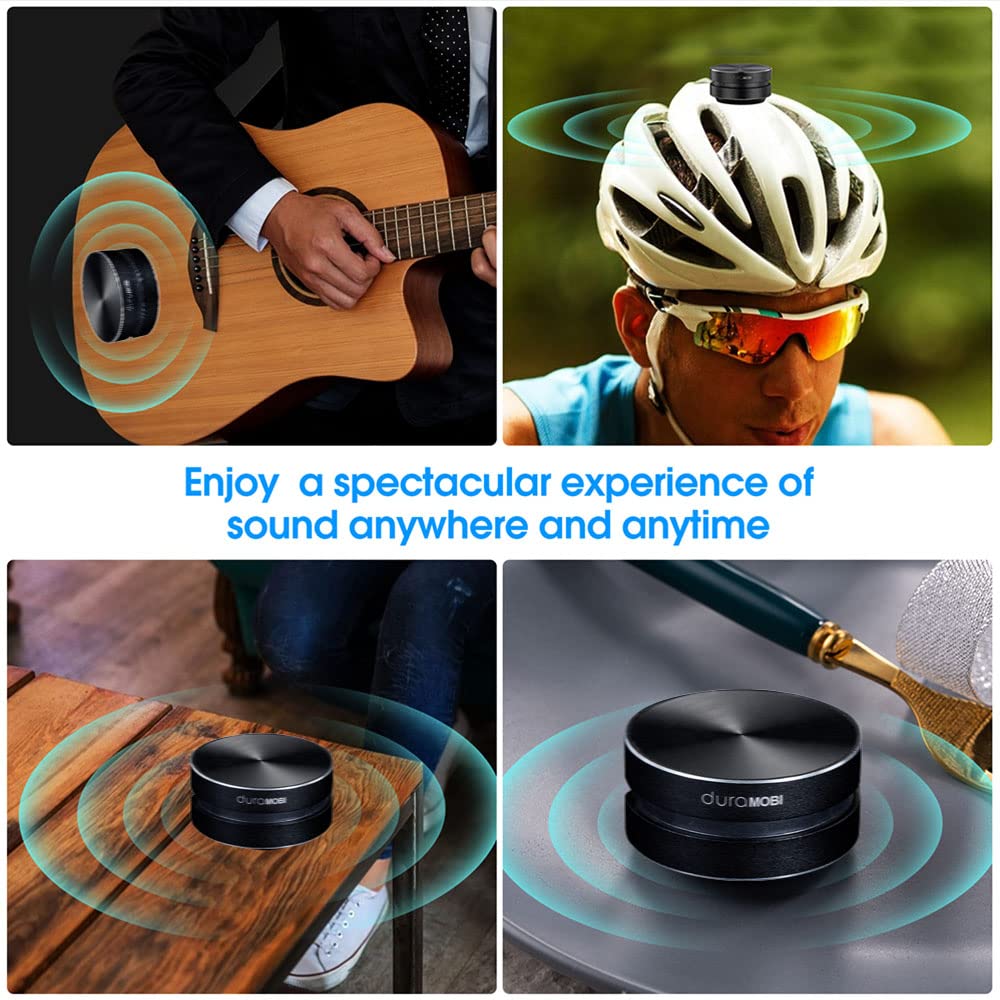 Splenssy on wooden desk illustrating warmer bass from wood surface
