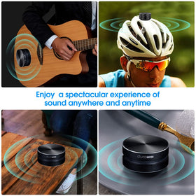 Splenssy wireless speaker with BT 5.0 True Wireless Stereo setup.