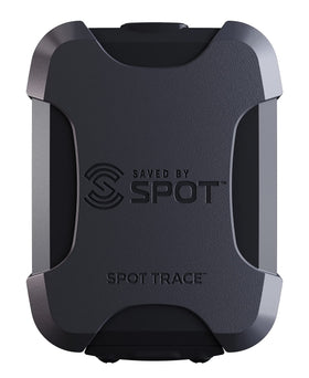 saved by Spot front view showing compact tracker and clear labeling for easy identification benefit