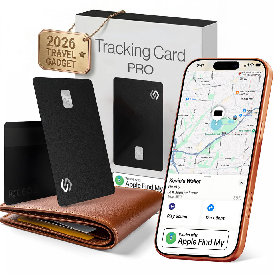Spotminders PRO front view showing slim card design and branding benefit concealment