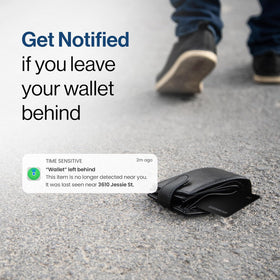 Spotminders rechargeable battery lasts months between charges.