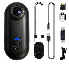 SPRIDONLUX 4K thumb camera front view for immersive hands-free POV footage.