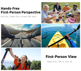 SPRIDONLUX 4K thumb camera suitable for travel, cycling, and work contexts.