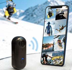 SPRIDONLUX thumb camera attached to a backpack clip offers versatile mounting.