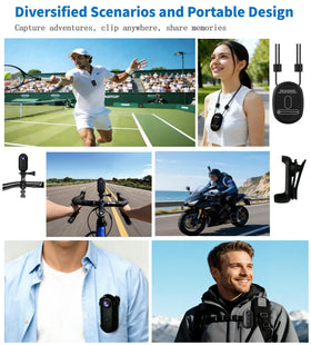 SPRIDONLUX ultra-lightweight 35.7g thumb camera highlights portable wear.