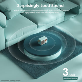 SpringFlora compact desktop speaker suitable for home office.