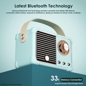 SpringFlora mini speaker, hands-free call ready for daily conversations.