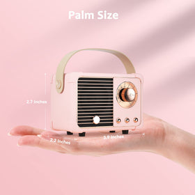 SpringFlora portable compact design for travel-ready listening on the go.