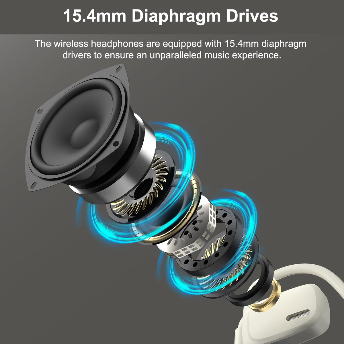 SproutingSound noise cancelling microphone in beige office setting improves call clarity.