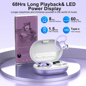 Sprtoybat 68-hour playtime case powers long listening sessions on the go.