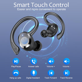 Sprtoybat Earbuds smart touch controls for music, calls, and voice assistant