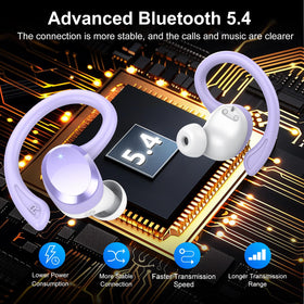 Sprtoybat earhook design provides secure fit for runs and gym sessions.