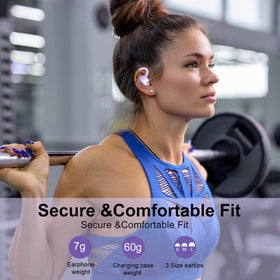 Sprtoybat ENC microphone reduces background noise for crisper conversations.