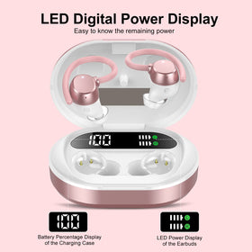 sprtoybat Q35 charging case LED display showing battery levels and quick monitoring benefit
