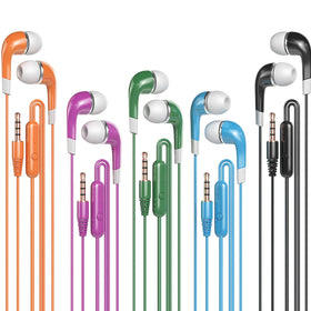 SP Soundpretty bulk earbuds pack front view for classrooms, comfortable for long study sessions