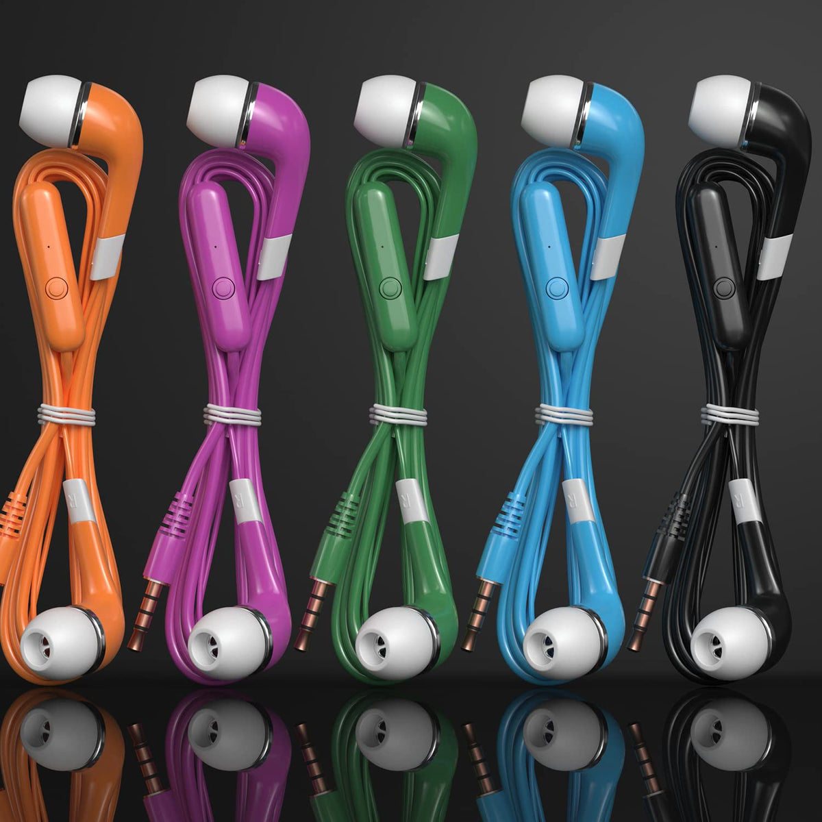 SP Soundpretty earbuds microphone close-up showing built-in mic for clearer calls