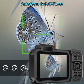 SPUNALP UHD 8K camera long battery life and 64GB card included