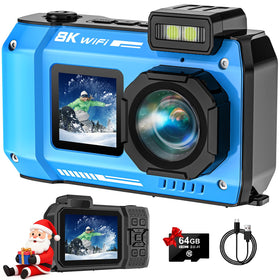 SPUNALP UHD 8K camera front view for immersive underwater scenes