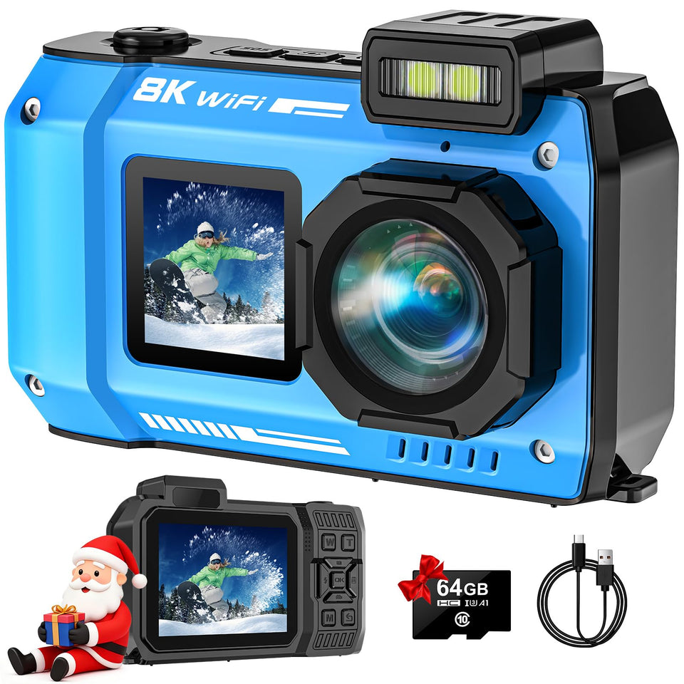 SPUNALP UHD 8K camera front view for immersive underwater scenes