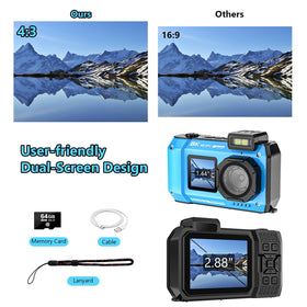SPUNALP UHD 8K camera ideal for snorkeling and action-packed shoots