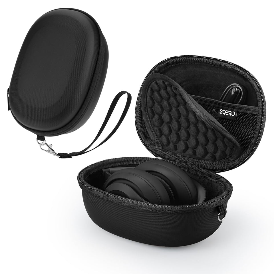 SQERO Beats case outer shell texture highlights rugged, travel-ready protection.