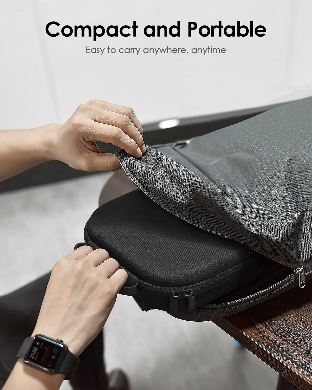 SQERO Dyson OnTrac/Zone case rugged EVA shell for durable protection