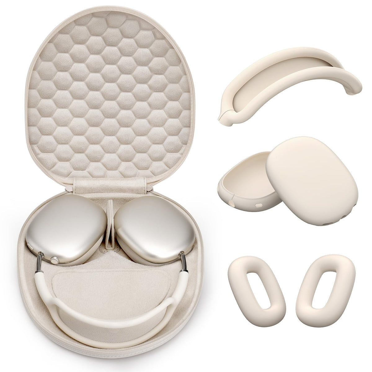 SQERO front packaging showing slim case and accessories protecting headphones