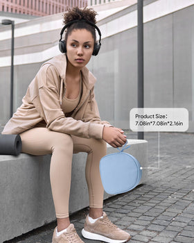 SQERO lightweight blue case ready for daily commute.
