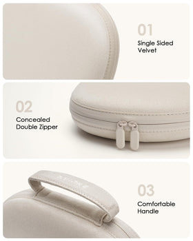 SQERO hidden double zipper detail demonstrating secure, low-profile closure