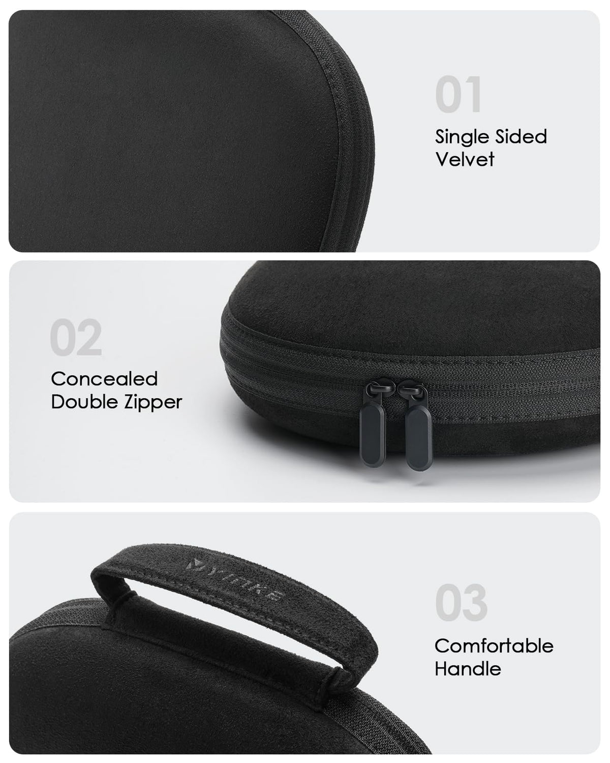 SQERO Smart Case 2.0 velvet lining interior cushions AirPods Max against scratches