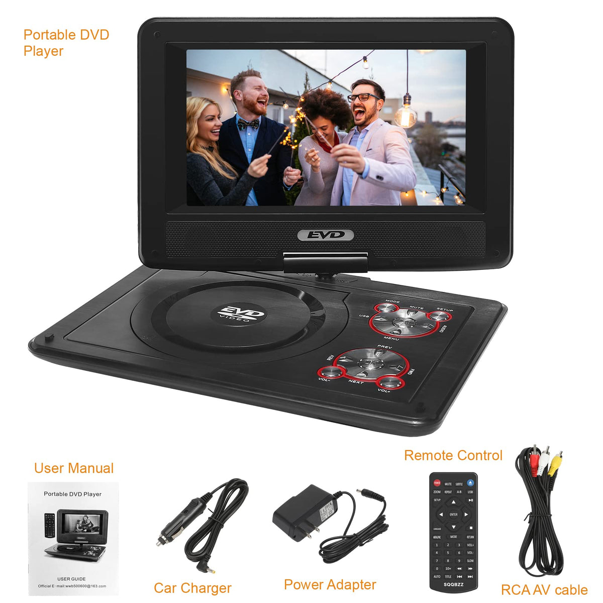 SQQBZZ folded compact profile illustrating easy storage and portability