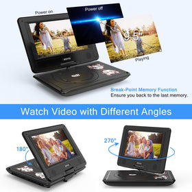 SQQBZZ installed on a car seat showing convenient travel entertainment