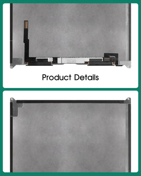 SRJTEK LCD installed during repair showing restored image clarity to test functionality