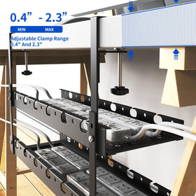 SRJZMLY hollow design reduces dust and improves airflow.
