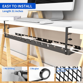 SRJZMLY universal desk organizer for standing or sitting setups.