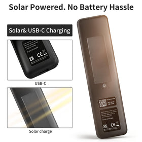 SRLEDL Solar Remote AI voice control for quick search and app launch