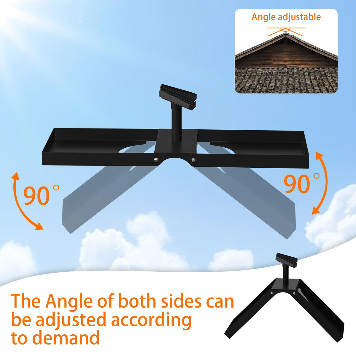 SSCEHCNY Starlink Gen 3 ridge mount with 360-degree pivot for precise alignment