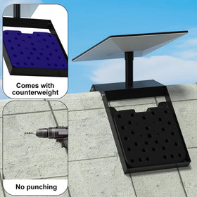 SSCEHCNY Starlink Gen 3 ridge mount anti-slip base protects shingles during gusts