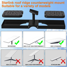 SSCEHCNY Starlink Gen 3 ridge mount rust-proof steel for outdoor durability