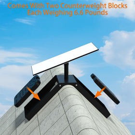 SSCEHCNY Starlink Gen 3 ridge mount shown as no-drill roof installation