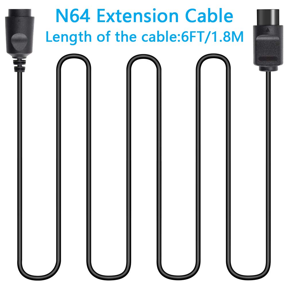Ssgamer N64 extension cable anti-swing design for longer life