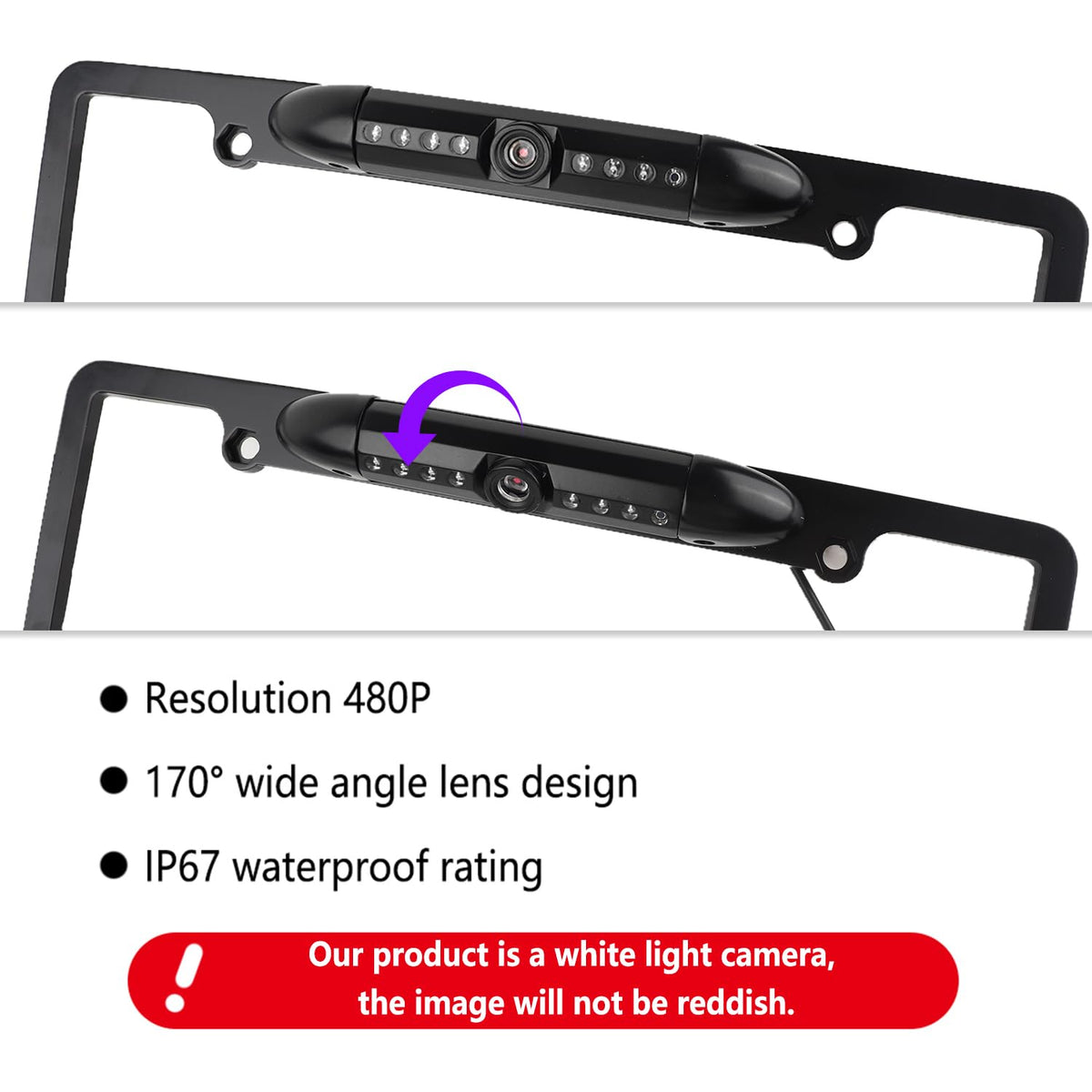 SSNNUU IP67 waterproof design withstands rain and car washes