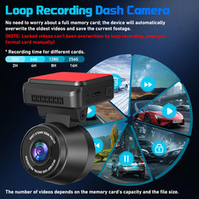 Ssontong dash cam compact hidden design stays discreet