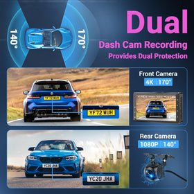 ssontong dashcam loop recording protects important clips from overwrite