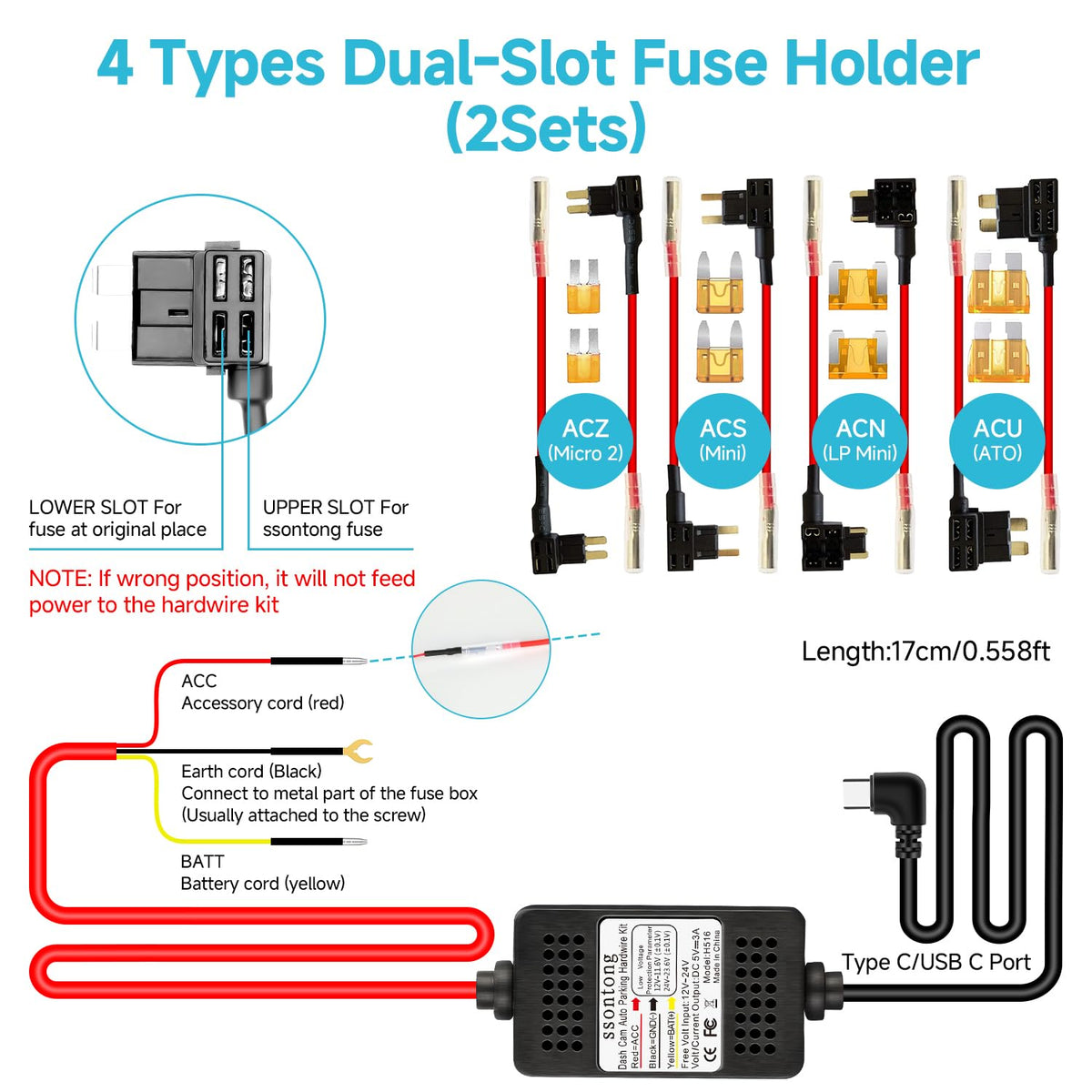 ssontong assorted fuse adapters display for flexible fuse box compatibility and easy installs