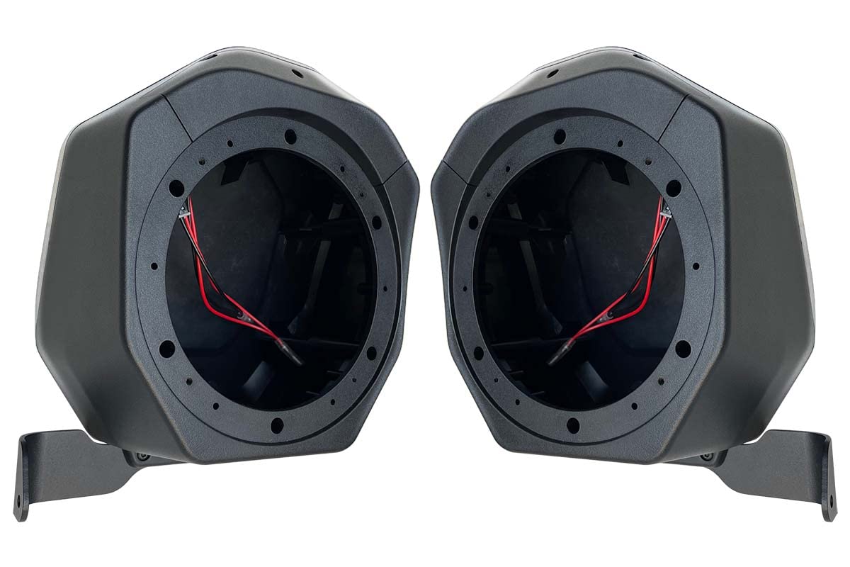 SSV Works Bronco rear speaker pod 6.5-inch upgrade for clearer sound on open roads.